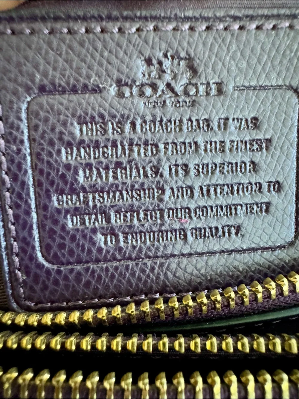 Coach Christie Carryall Satchel – Purple Crossgrain Leather